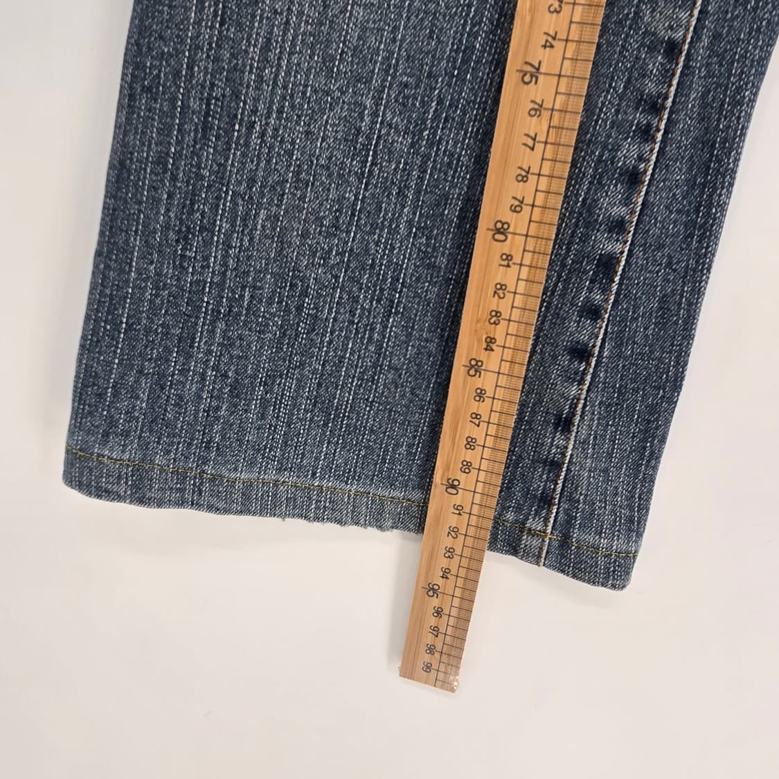 Y2K 로우라이즈 부츠컷 데님 청바지 상품이미지7