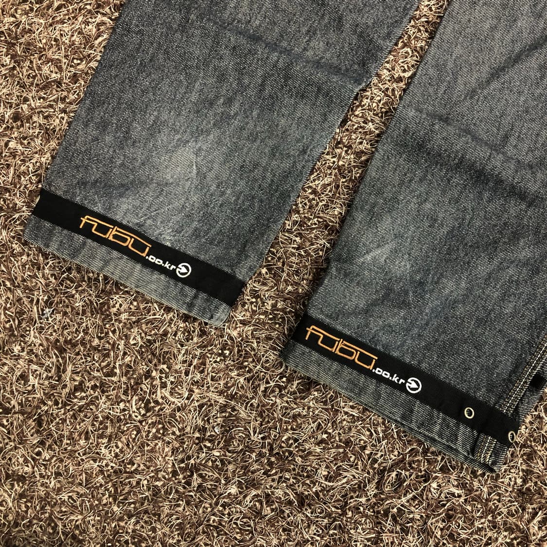 후부 올드스쿨 힙합 와이드 데님 팬츠 상품이미지4