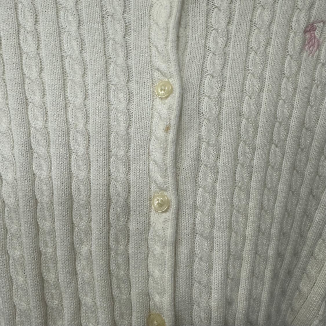 폴로 랄포르렌 꽈배기 가디건 상품이미지3