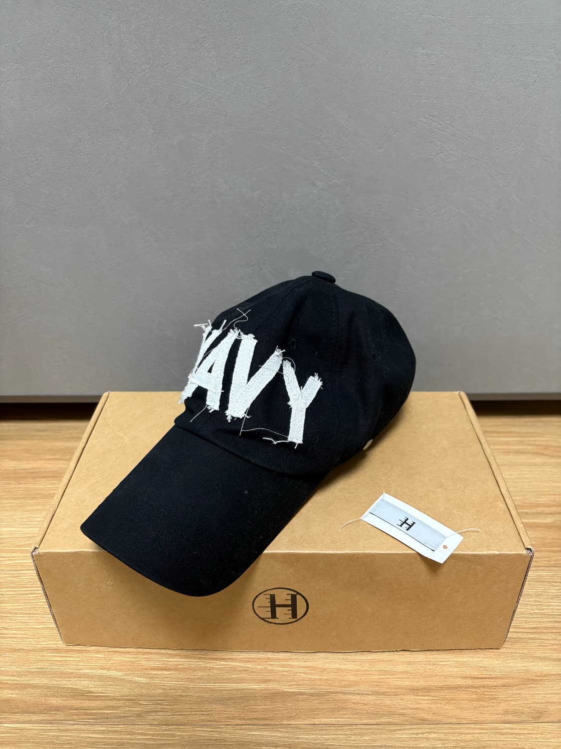 [Hae.a] 2023 해아 한정 NAVY 볼캡 (블랙) 상품이미지1