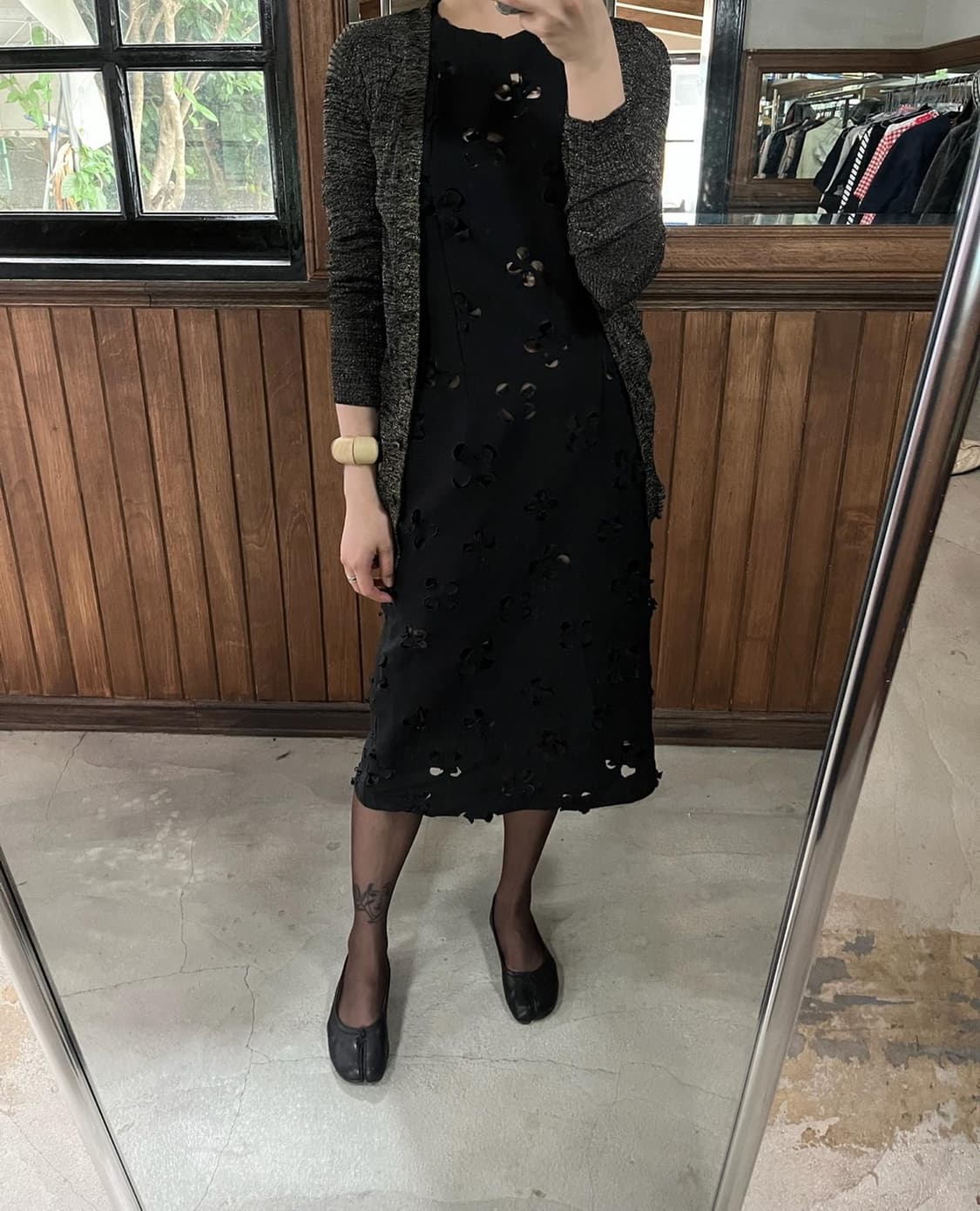 COMME DES GARCONS flower punching dress 상품이미지1