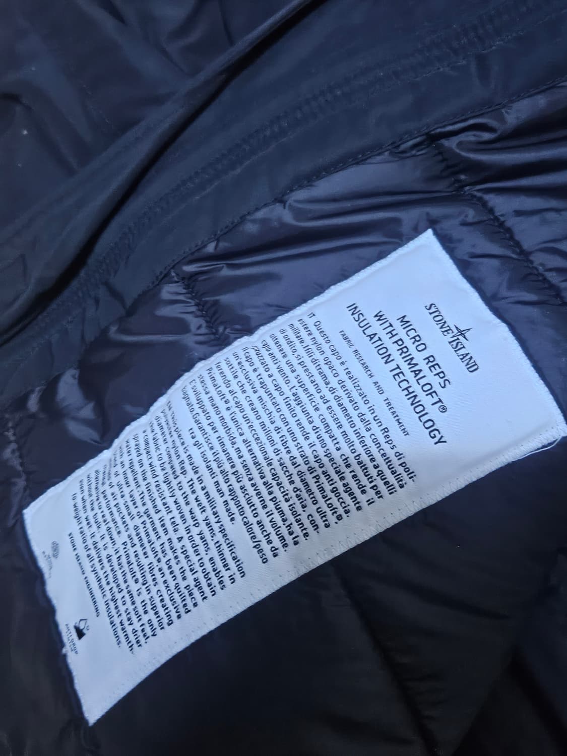 정품) 스톤아일랜드 마이크로랩스 인슐레이트 패딩 XL 상품이미지2
