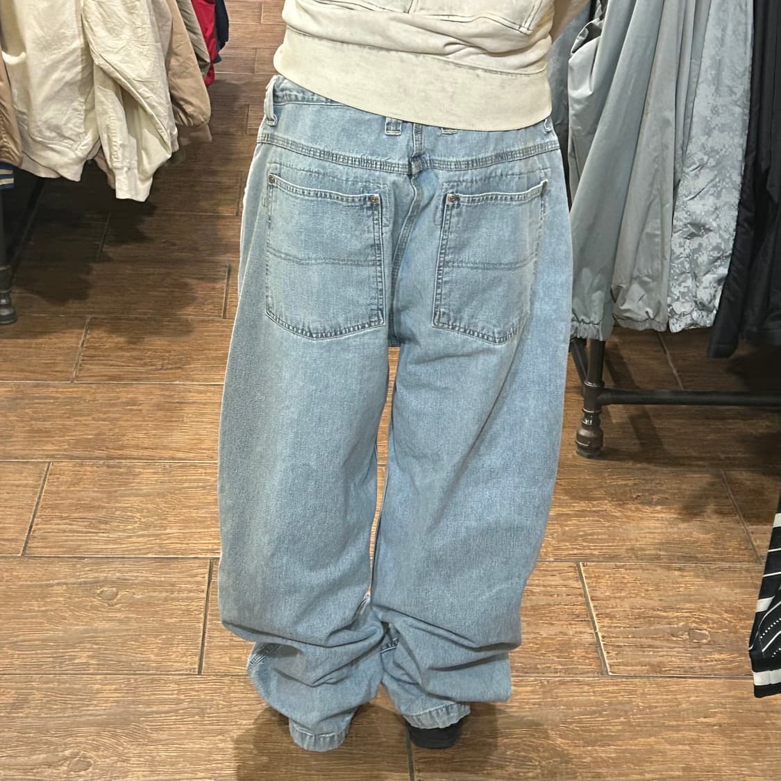 [HI]  아리조나 데님 워크 팬츠 연청 상품이미지5