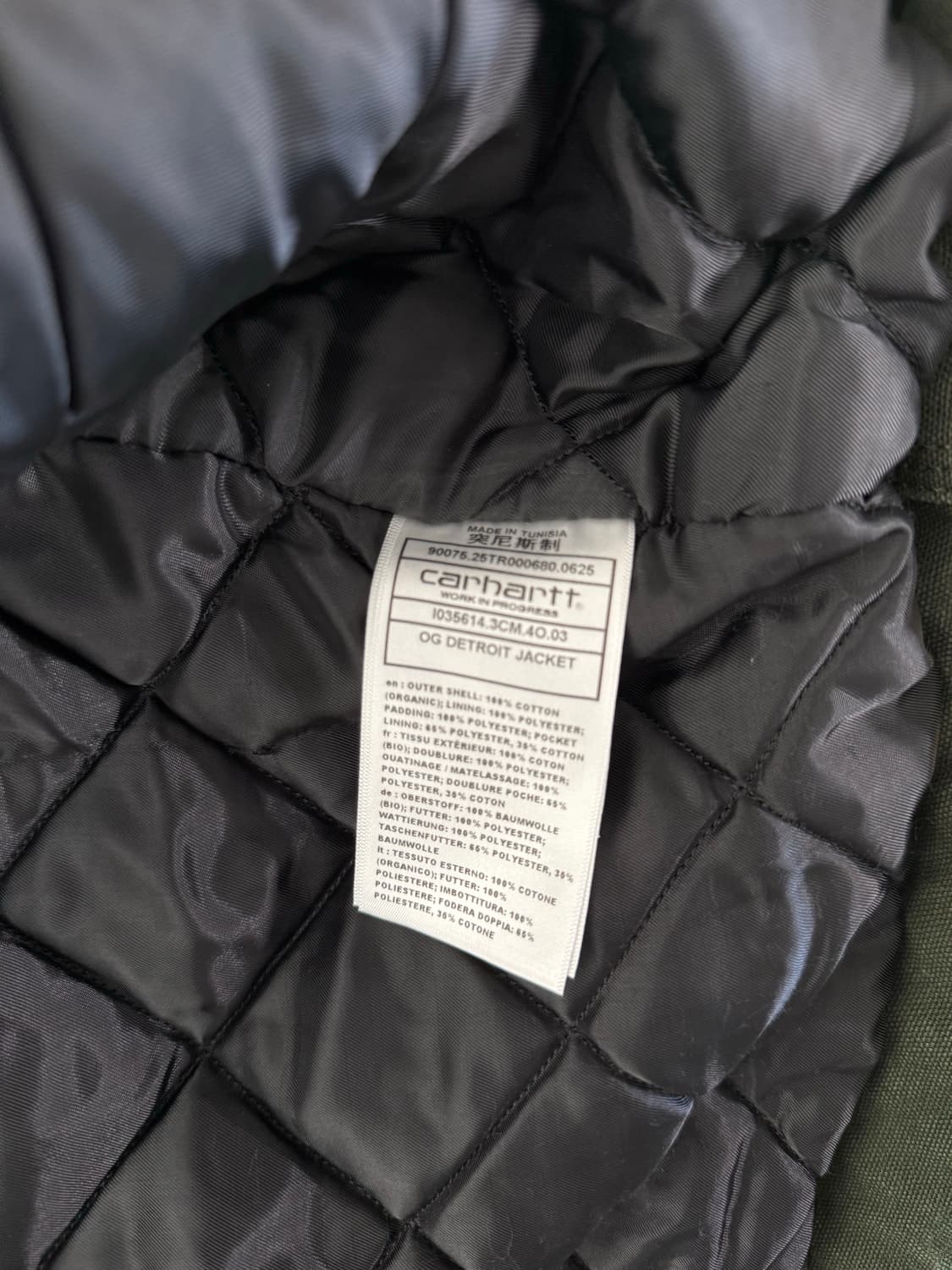 칼하트 wip og 디트로이트 올리브 S 상품이미지2