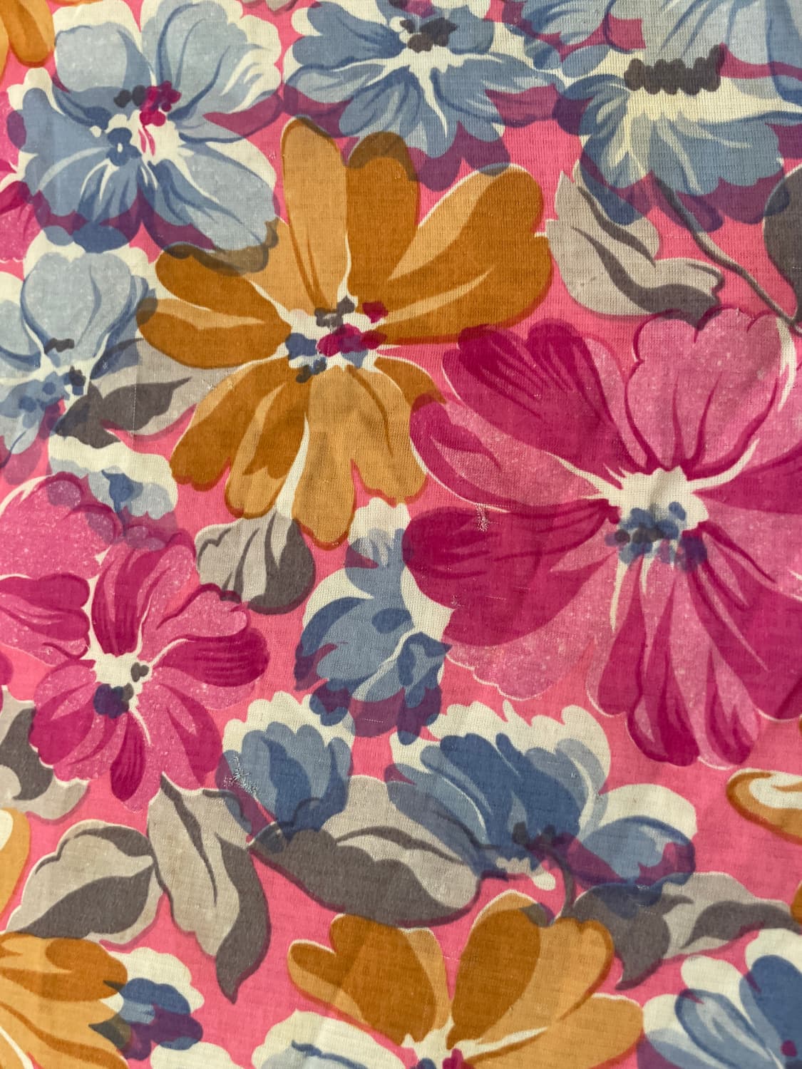 빈티지 실크 플로럴 아트 드레이프 스카프  J04417 상품이미지9