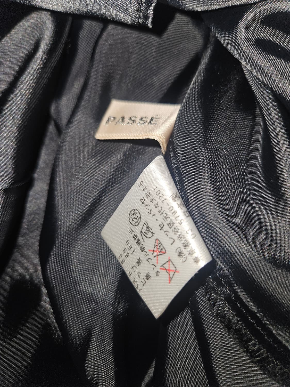 laisse passe 공겜여주 블랙 실크 히메 드레스 상품이미지6