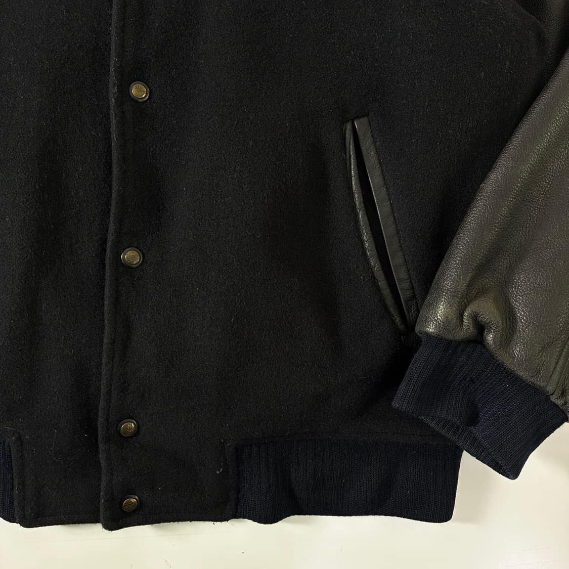 Lee 리 90‘s 카우스킨 바시티 자켓 상품이미지5