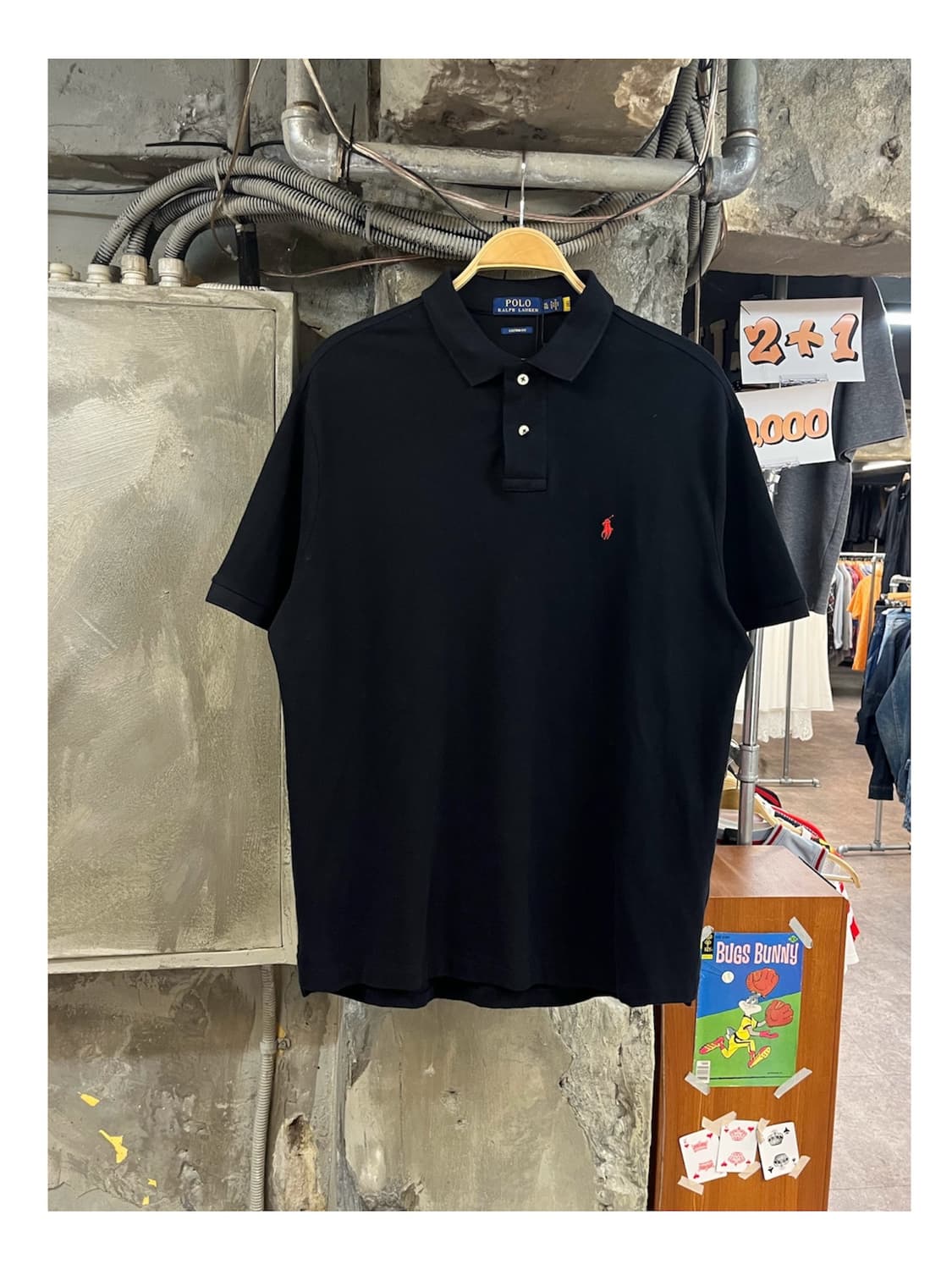 폴로 랄프로렌 반팔 카라티 블랙 XL #csz4057 상품이미지1