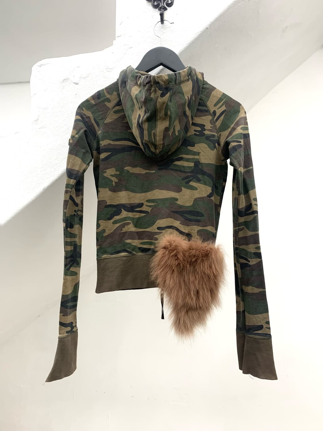 G.O.A 00s fur slim fit camo hoodie 상품이미지2