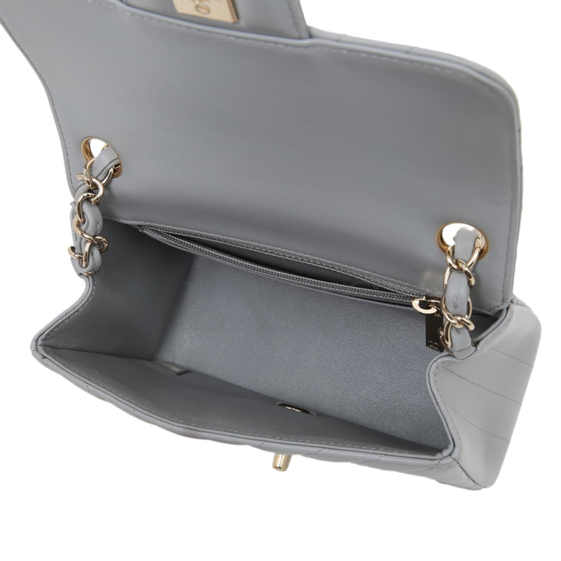 샤넬 쁘띠삭 쉐브론 미니크로스 램스킨 미니백 A35200 상품이미지10