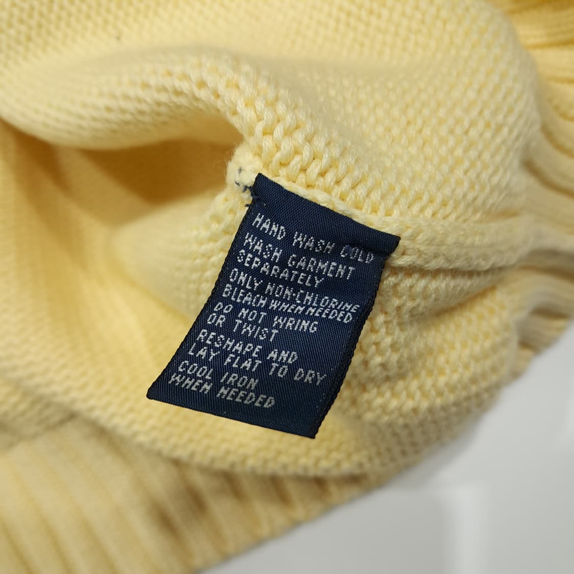 CL153 XL 폴로 코튼 V넥 니트 베스트 상품이미지5