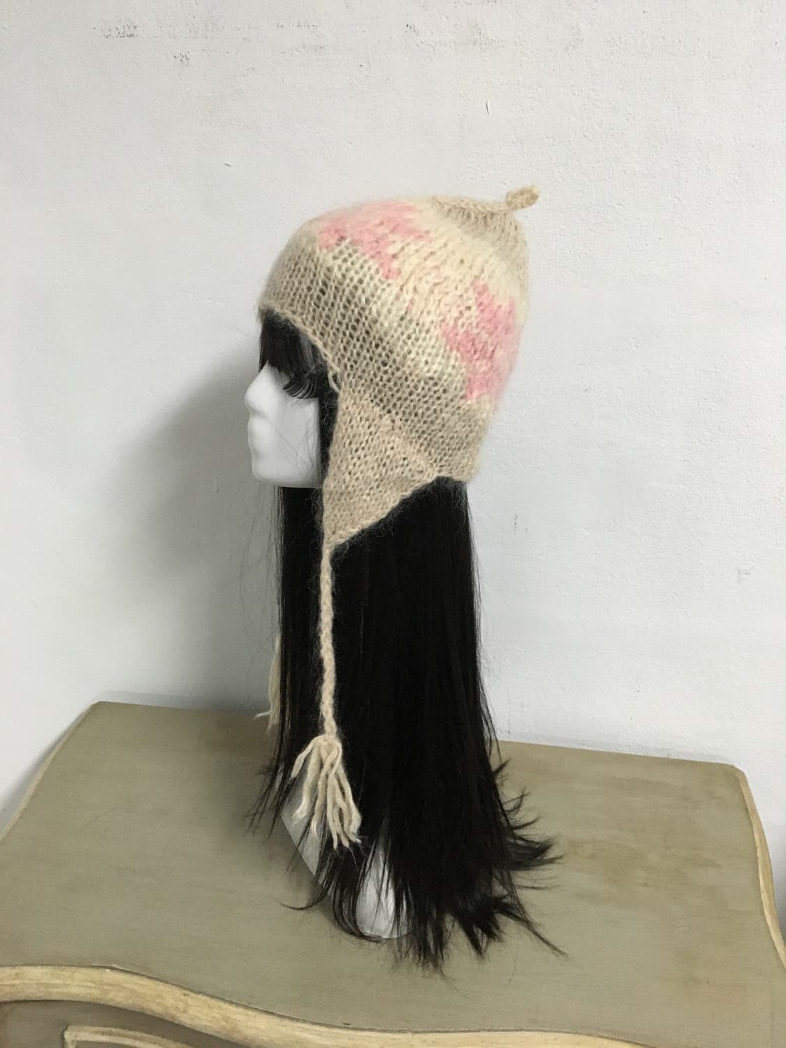  snow pattern knit beanie 상품이미지1