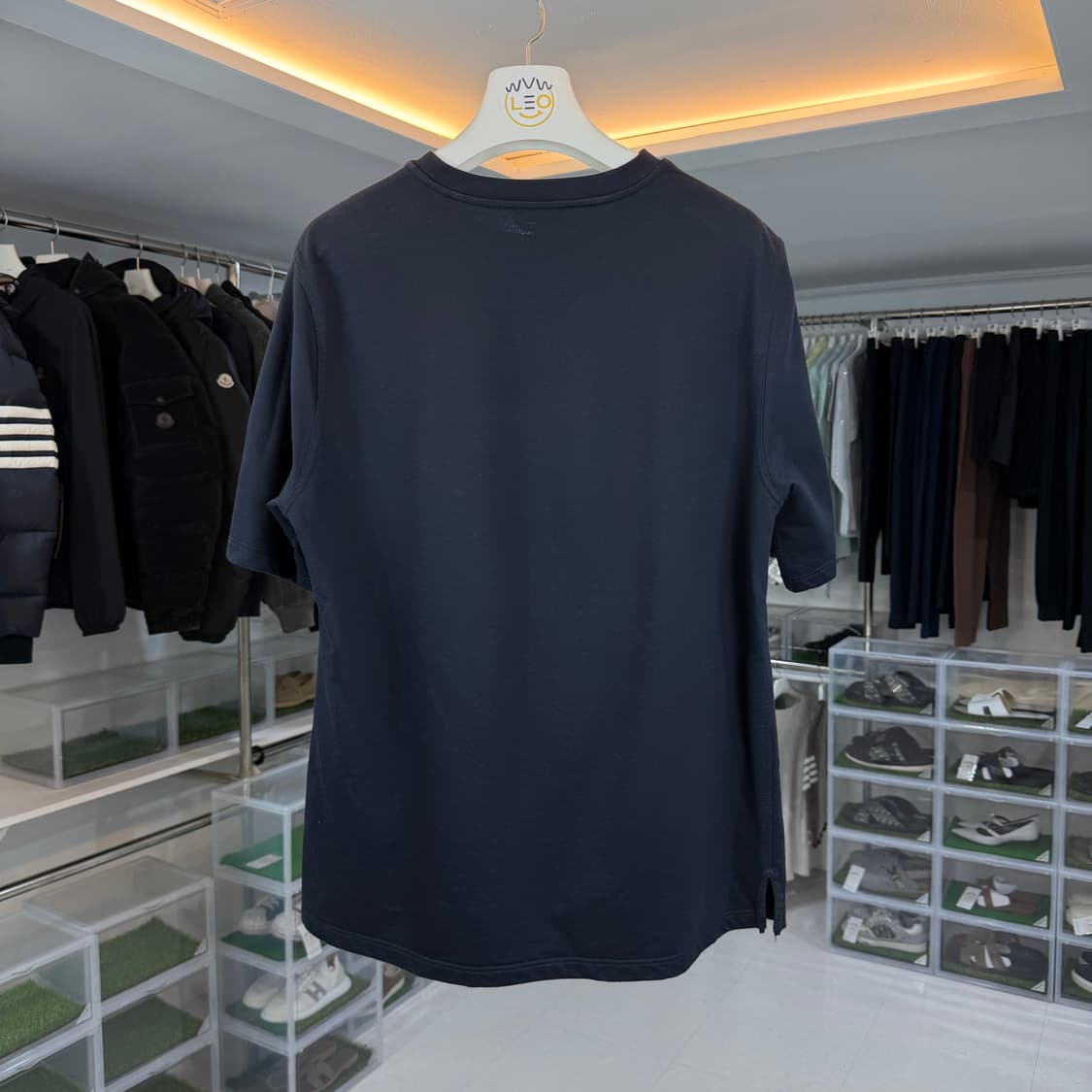 [리오브] 에르메스 배트맨 배틀 홀스 레더 패치 반팔 상품이미지2