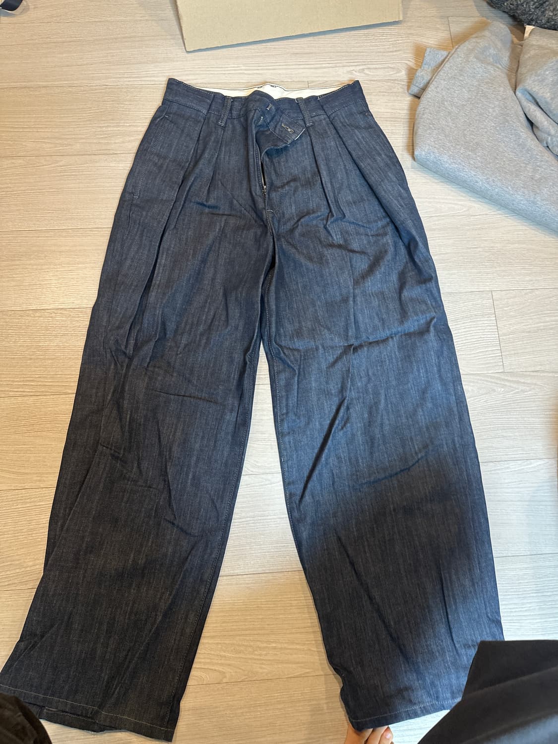 ZARA 와이드 데님 팬츠  상품이미지1