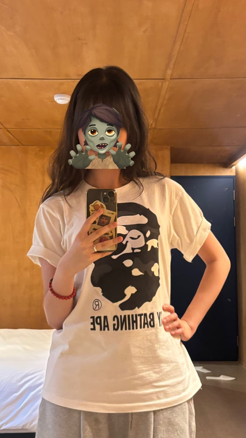 (야광, 착샷o) Bape city camo t-shirt 상품이미지3