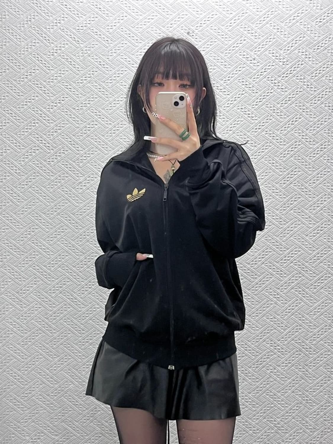 아디다스 올드스쿨 파이어버드 오리지널 검골 져지 집업 95 C11074 상품이미지2