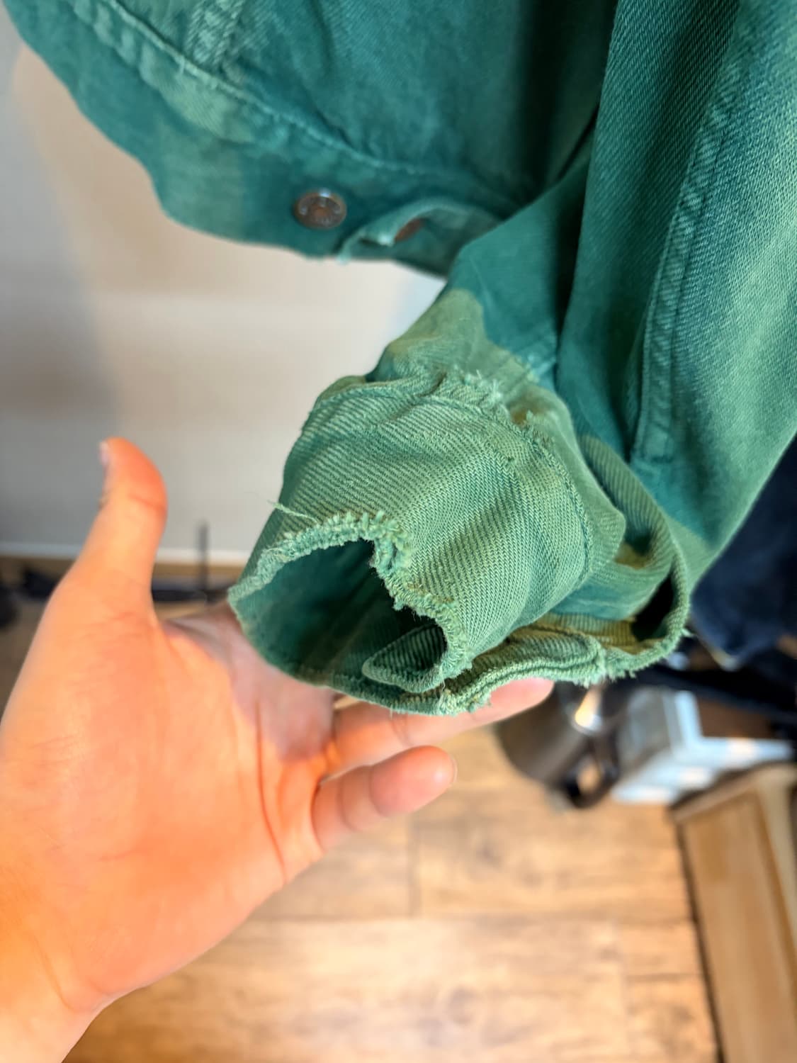 리바이스 빈티지 그린 페이딩 3세대 트러커 xl 상품이미지5