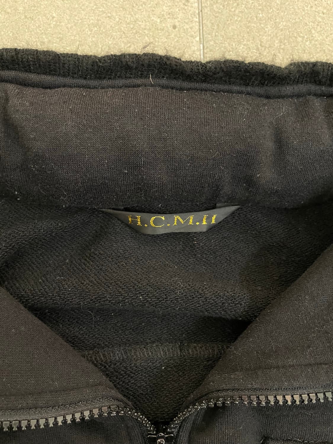 y2k 셔링 블랙 집업 상품이미지7