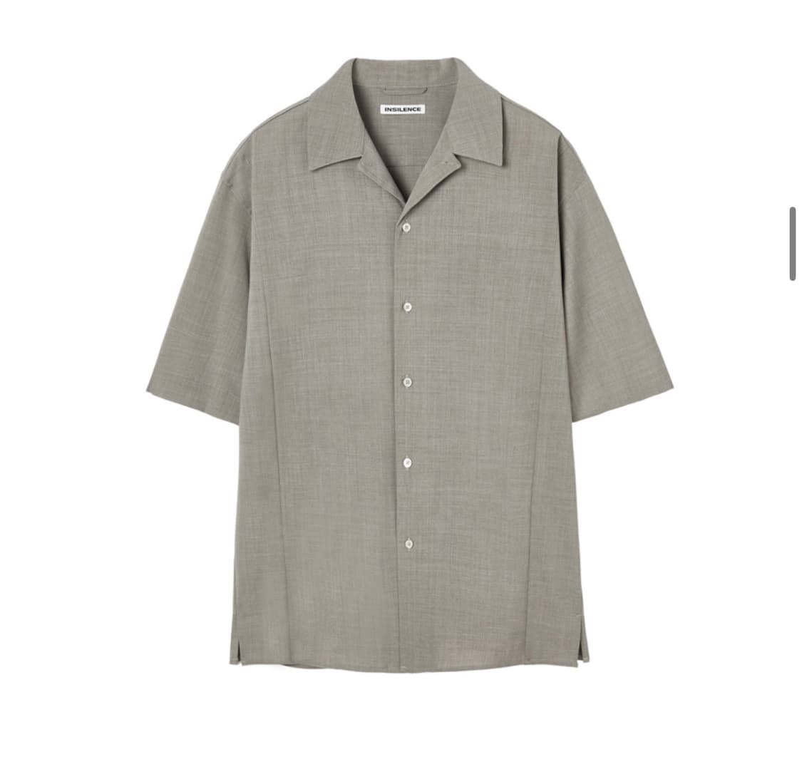 인사일런스 라이트 울 숏슬리브 반팔 셔츠 SAND BEIGE 상품이미지3