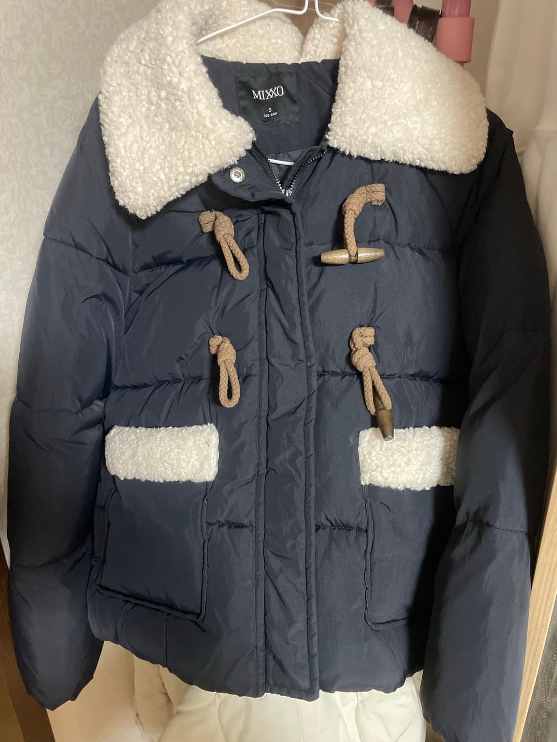 미쏘 양털 패딩 상품이미지1