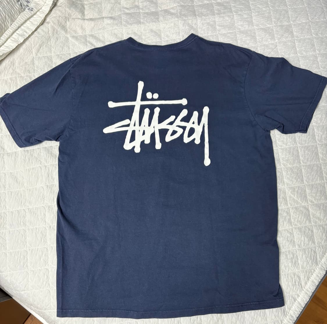 Stussy Basic Stussy T-Shirt Navy 2024 상품이미지2