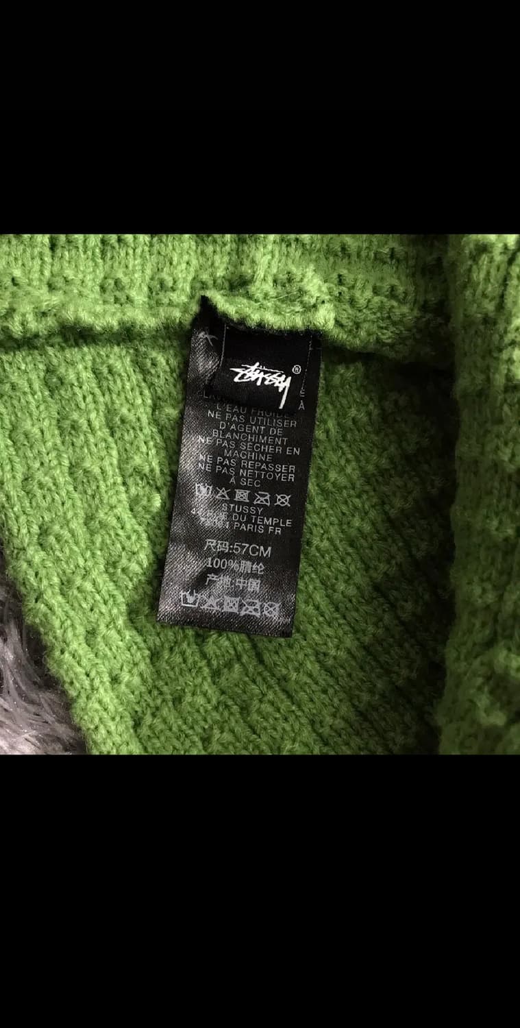 [[57cm, A급]# 스투시(STUSSY) 와플 니트 버킷햇 상품이미지5