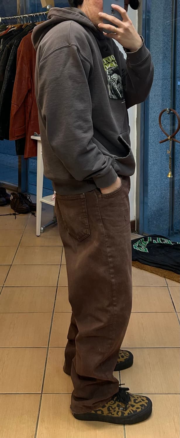 90’s USA 리바이스555 브라운컬러진 36in 상품이미지10