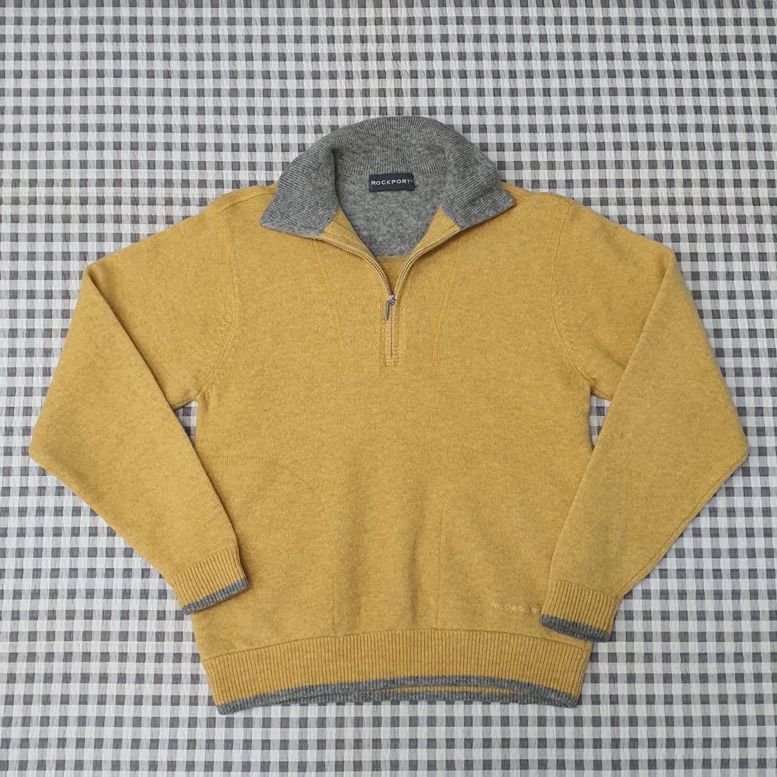 록포트 울100 하프집업 스웨터 남자95 상품이미지1