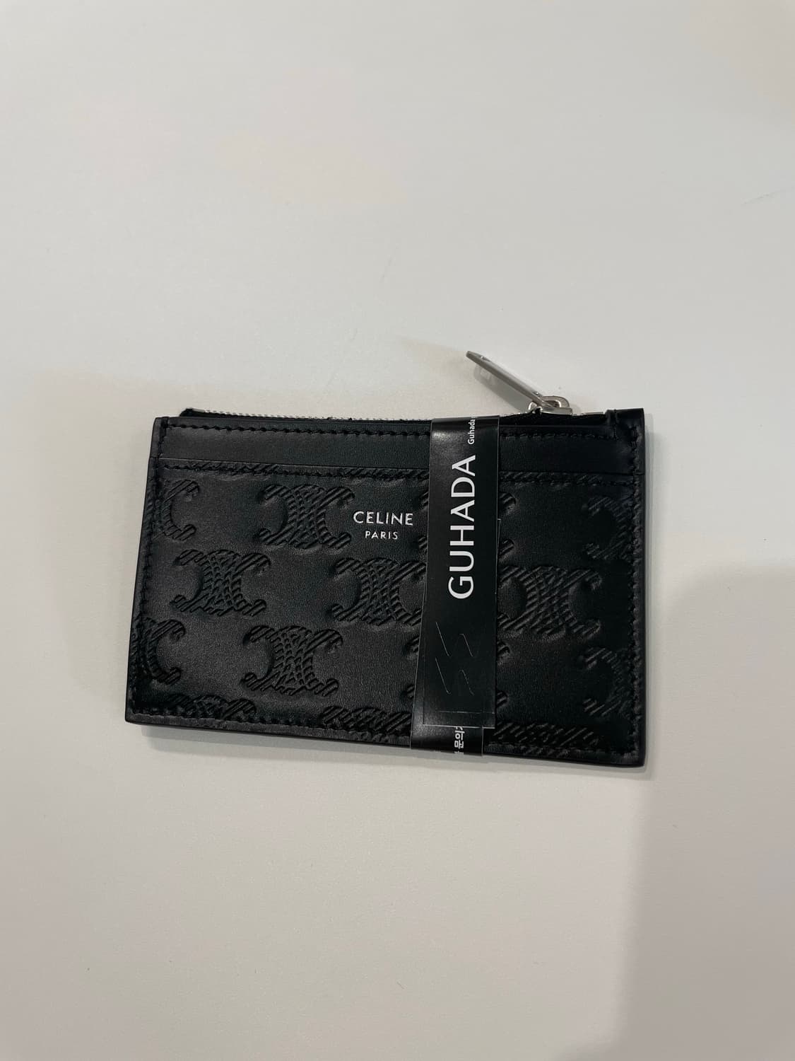 셀린느 트리오페 지퍼 카드지갑 블랙 새상품 판매 상품이미지1