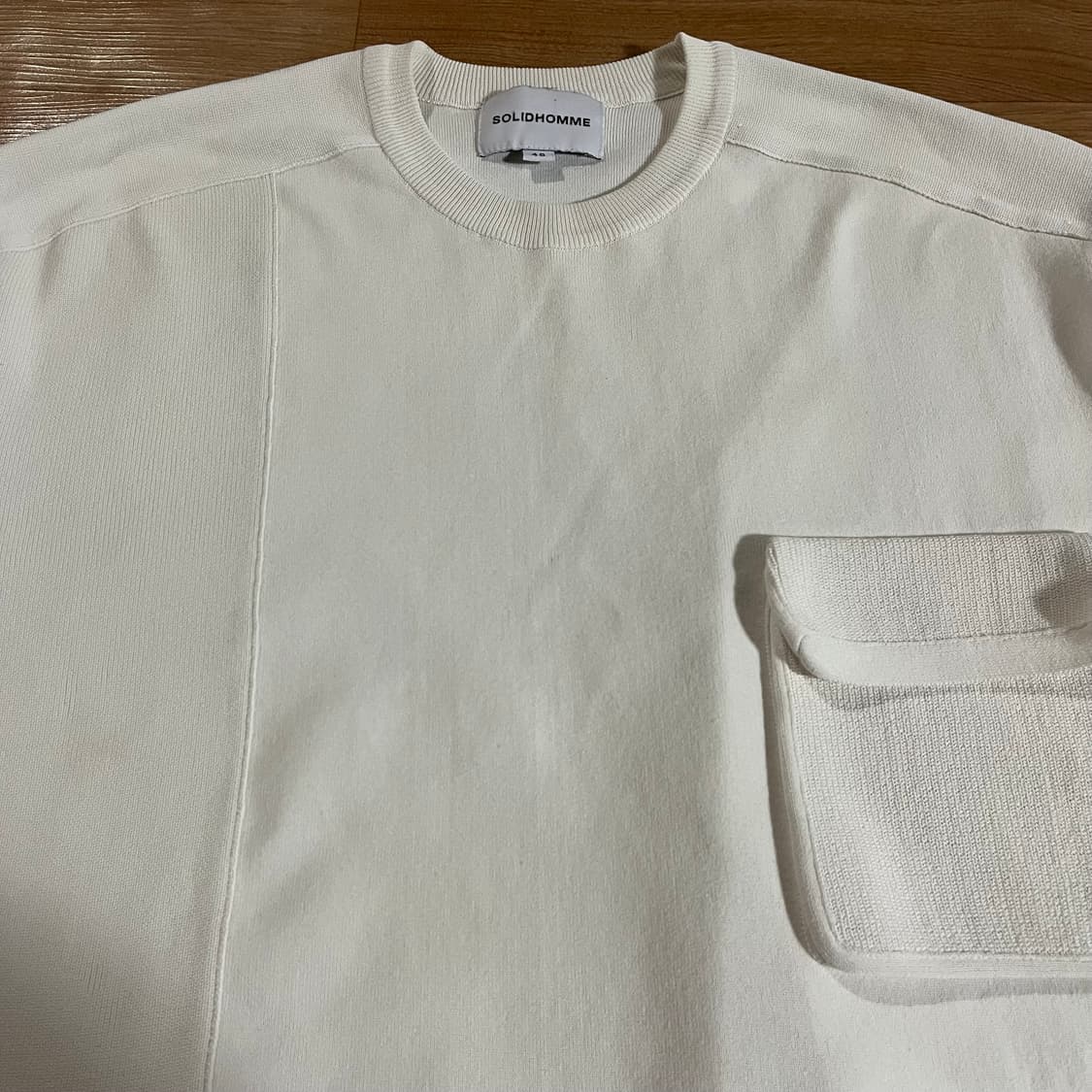 [100] 솔리드옴므 포켓 반팔니트 상품이미지2