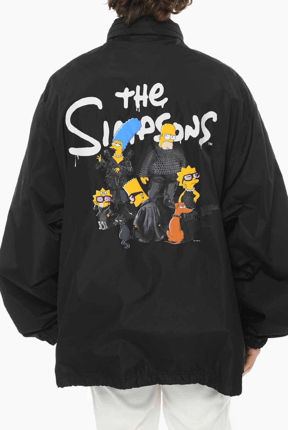 (백화점판) 발렌시아가 오버사이즈 심슨 콜라보 나일론 레인자켓 상품이미지4