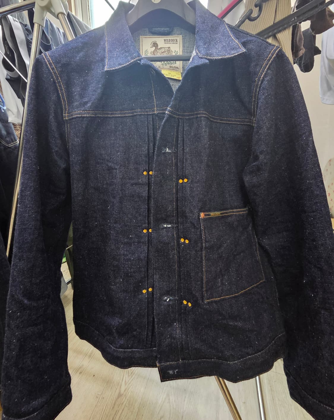 일본 데님브랜드 빅존 그린라벨 1세대 데님자켓 판매합니다. 상품이미지1