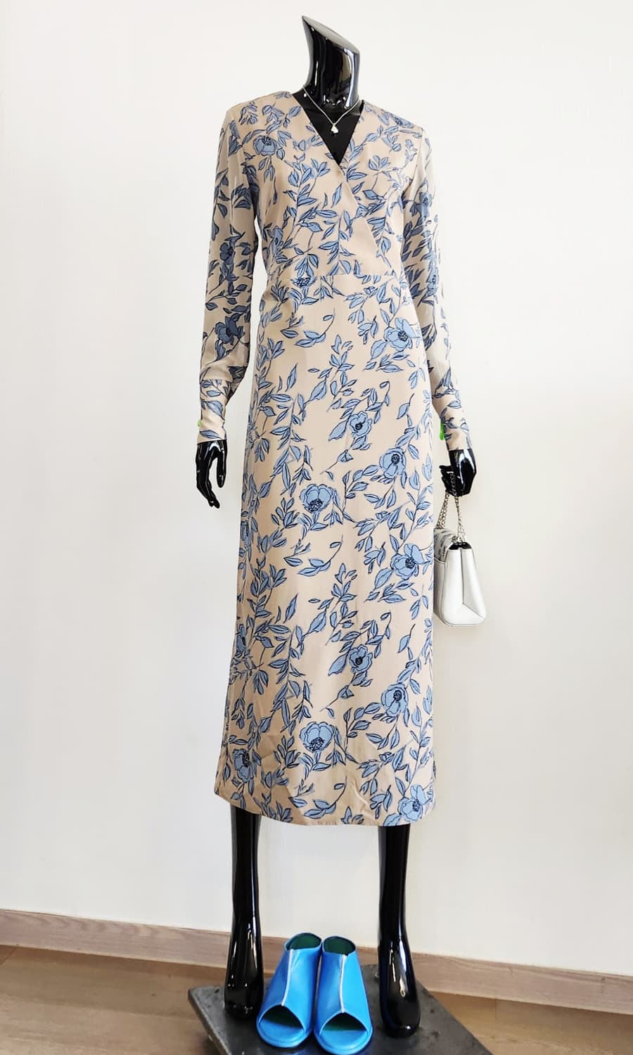 플라워 롱원피스  상품이미지1