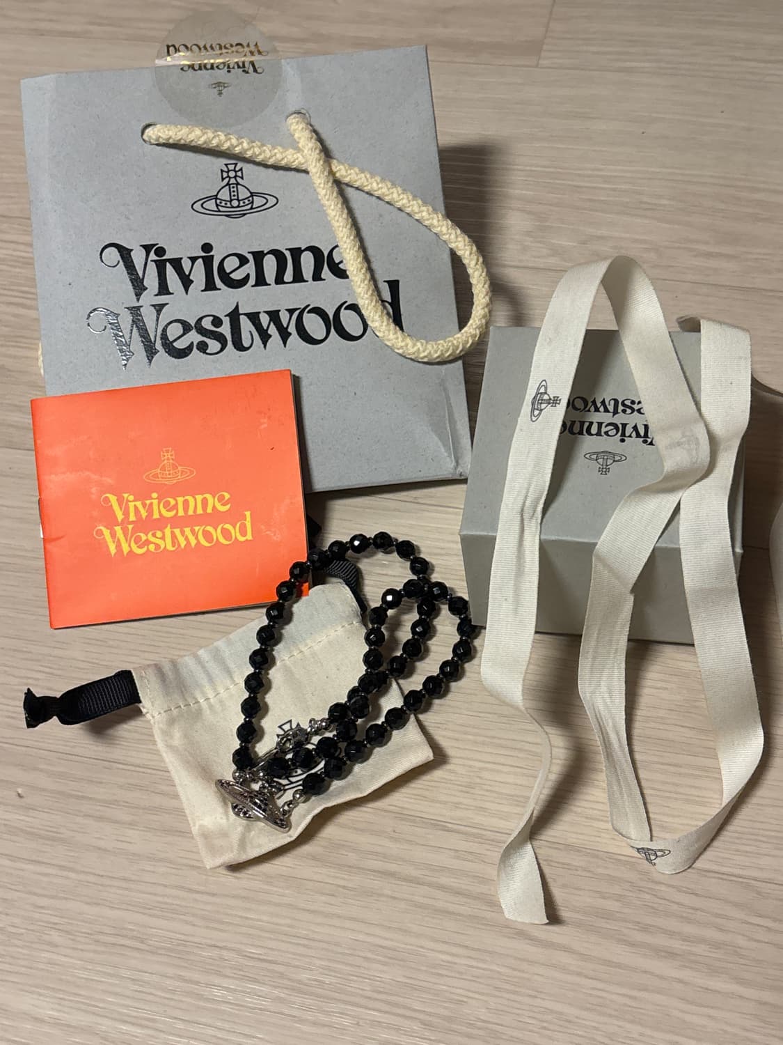 비비안웨스트우드 메살린 초커 실버 블랙 상품이미지1