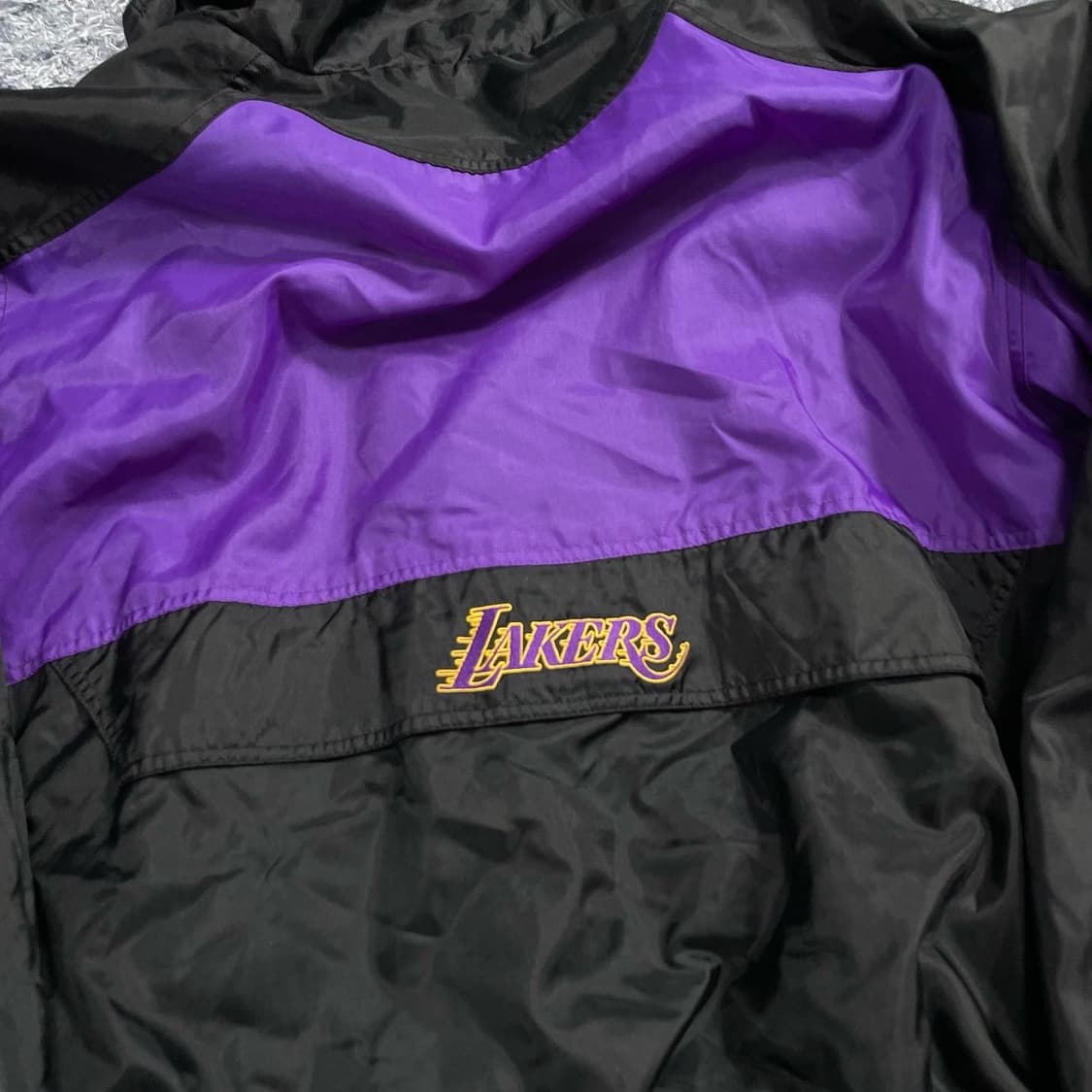 90-00s NBA G-III Lakers 리버시블 자 상품이미지6