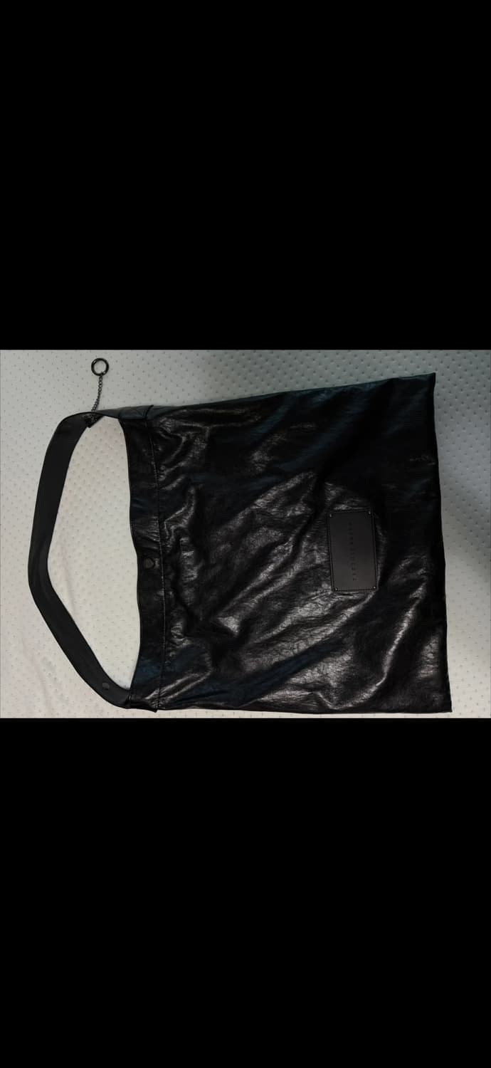 트리밍버드 레더 스퀘어 블랙 빅사이즈 상품이미지3