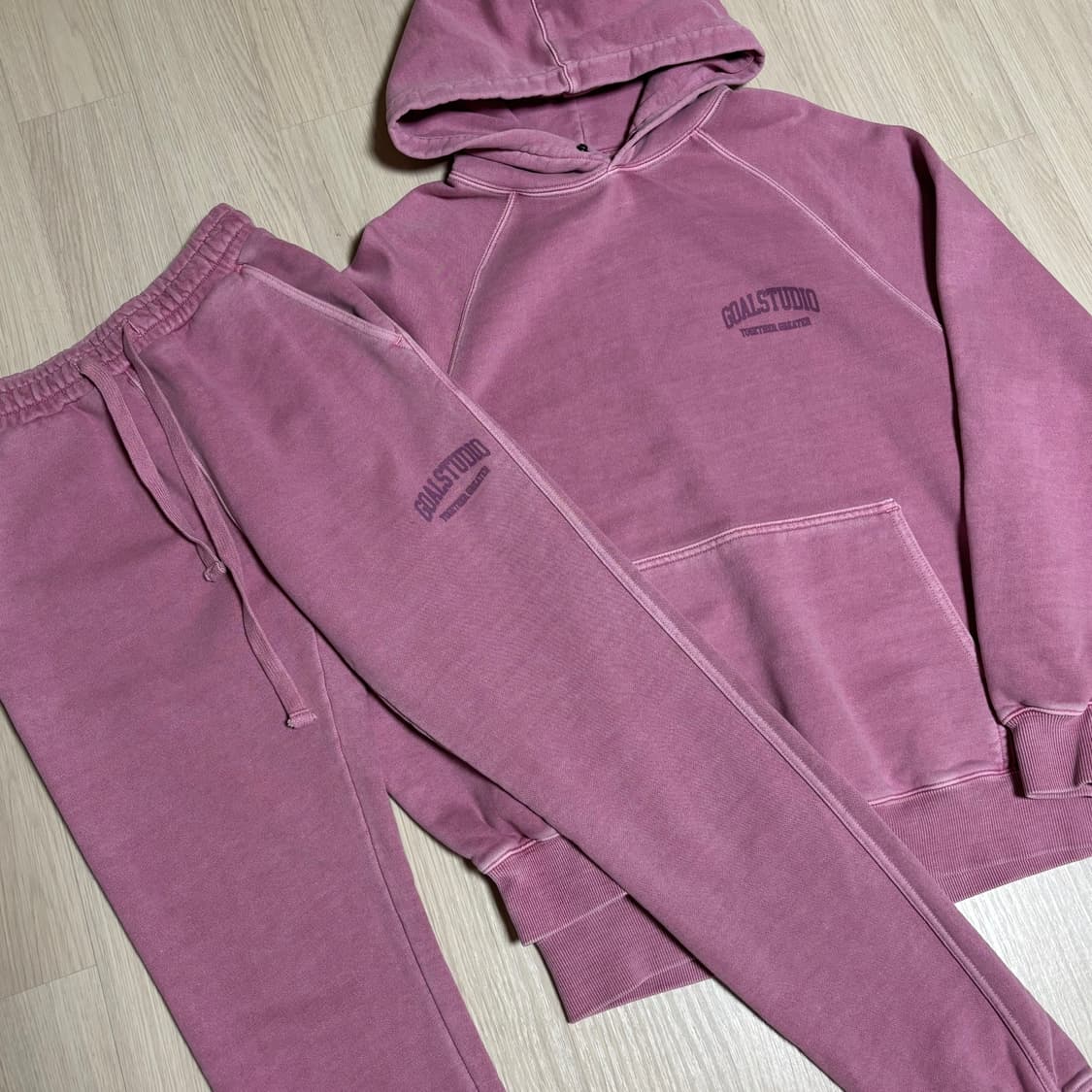 골스튜디오 여성 후드티&조거팬츠 셋업 세트 XS 상품이미지2