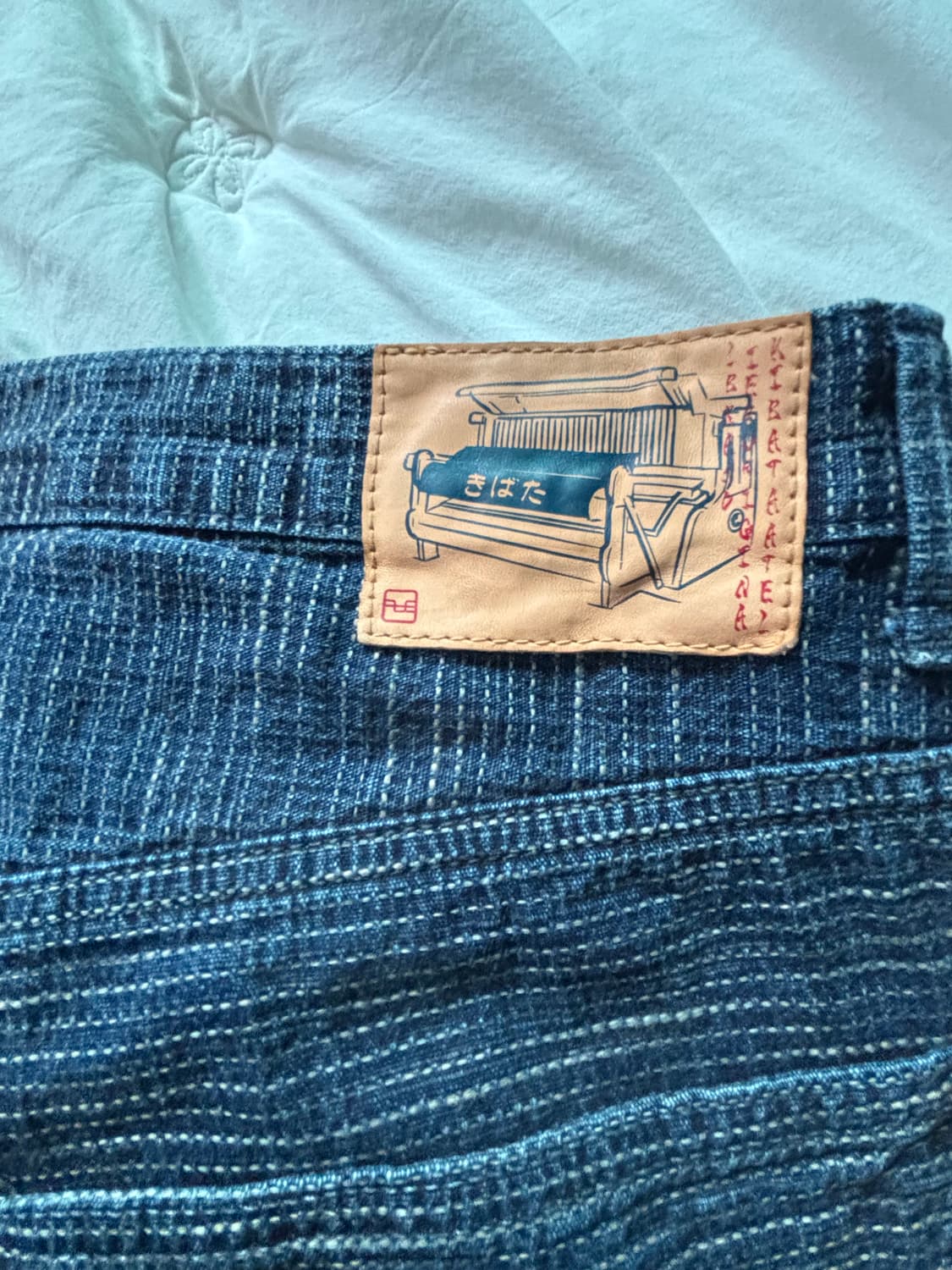 키바타_KASHIKO PANTS - Old Blue 상품이미지3