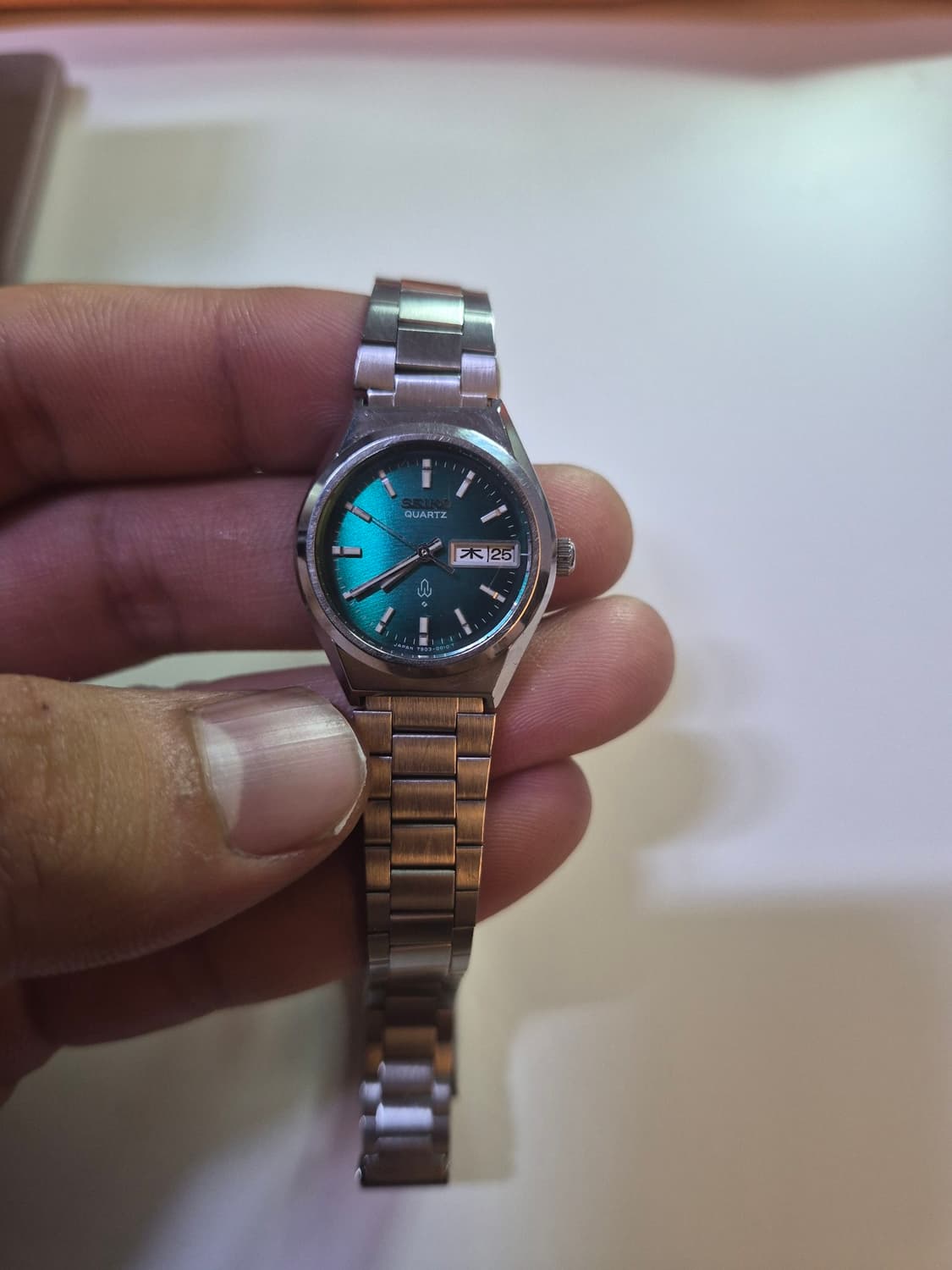 빈티지 세이코(SEIKO) 쿼츠 7903-0010 (그린 다이얼) 상품이미지2