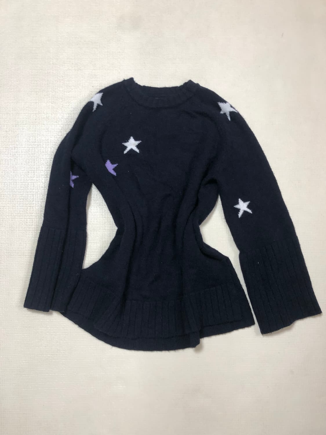 빈티지 네이비 키치 니트 상품이미지7