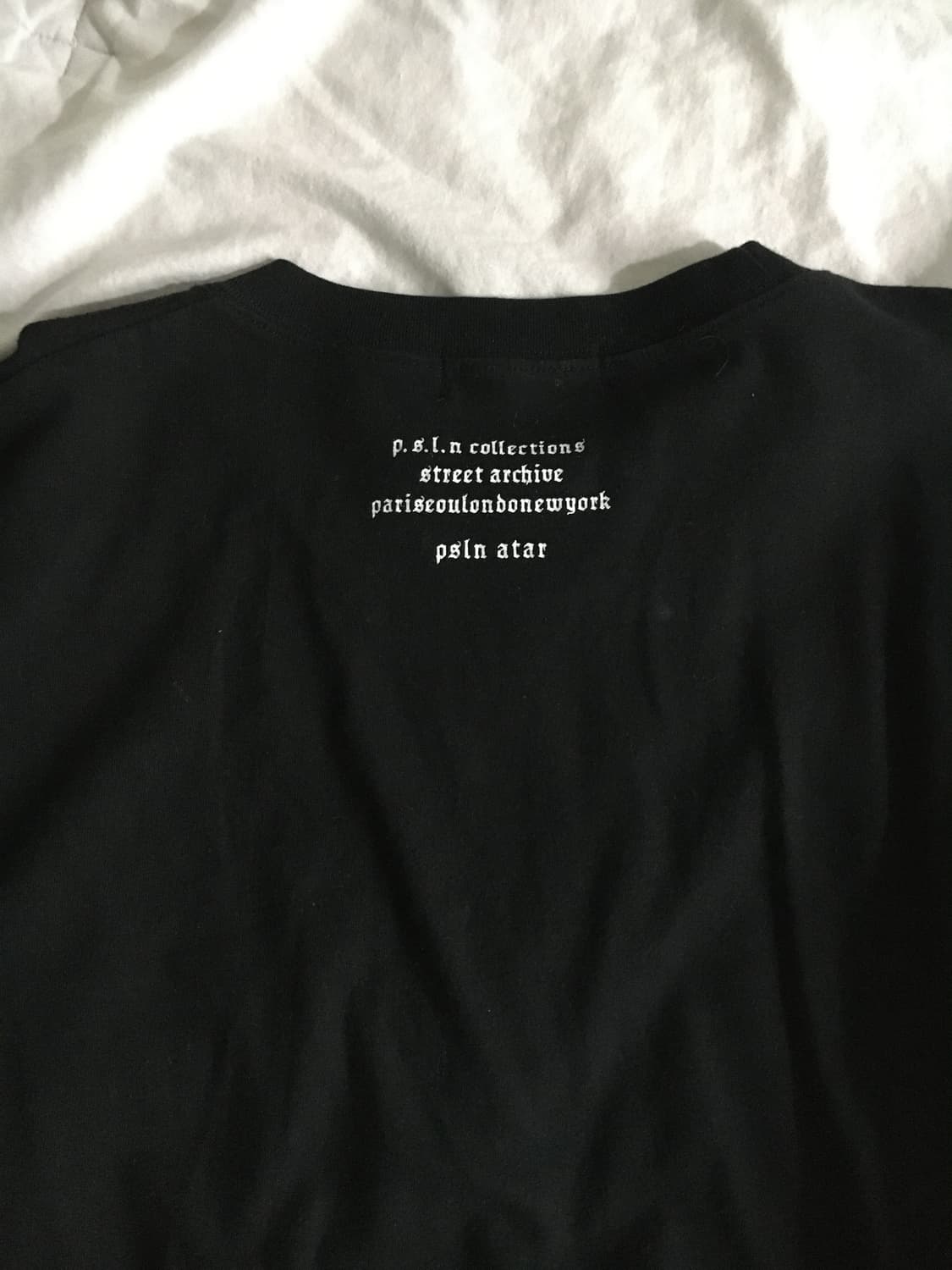 아타르 레터링 블랙 힙합 롱슬리브 상품이미지3