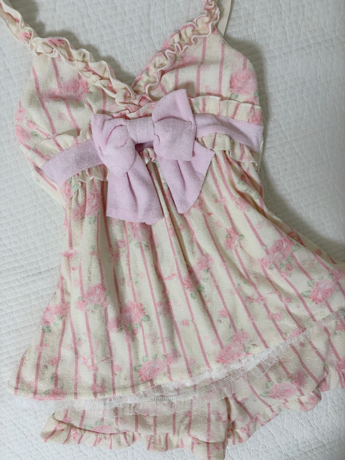 슈가돌 히메갸루 플로럴 리본 룸웨어 셋업 트랄라라 리즈리사 상품이미지2