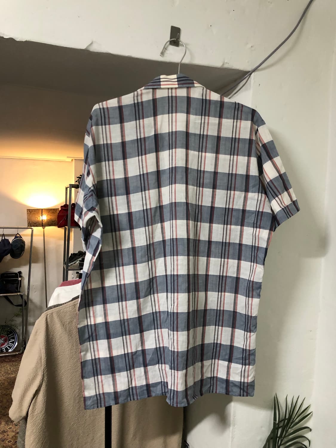 Vintage western shirts 투 포켓 체크 셔츠 상품이미지2