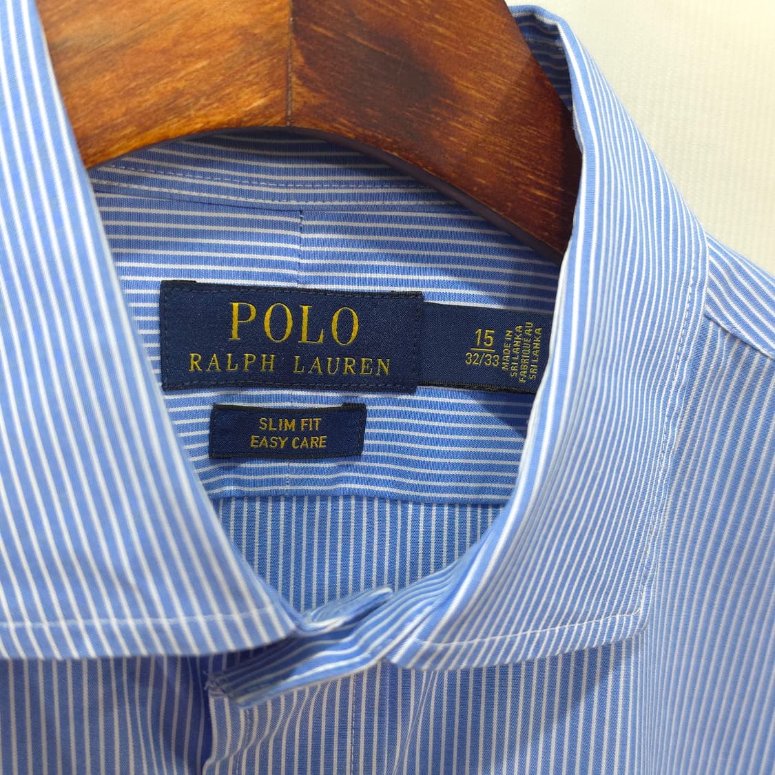 폴로랄프로렌 블루 스트라이프 셔츠- 15 /32 /33사이즈 상품이미지6
