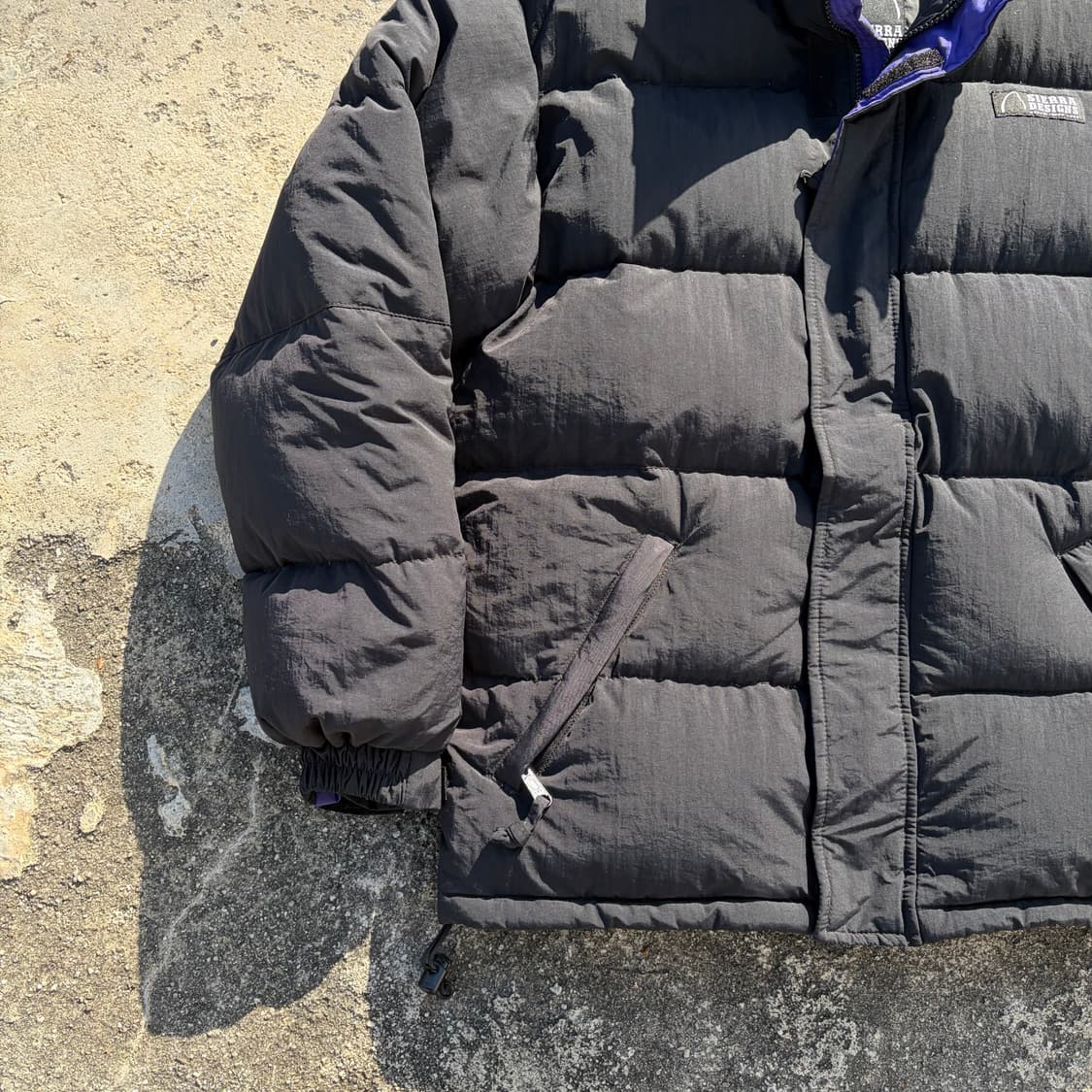시에라 디자인 빈티지 구스다운 패딩 M 상품이미지3