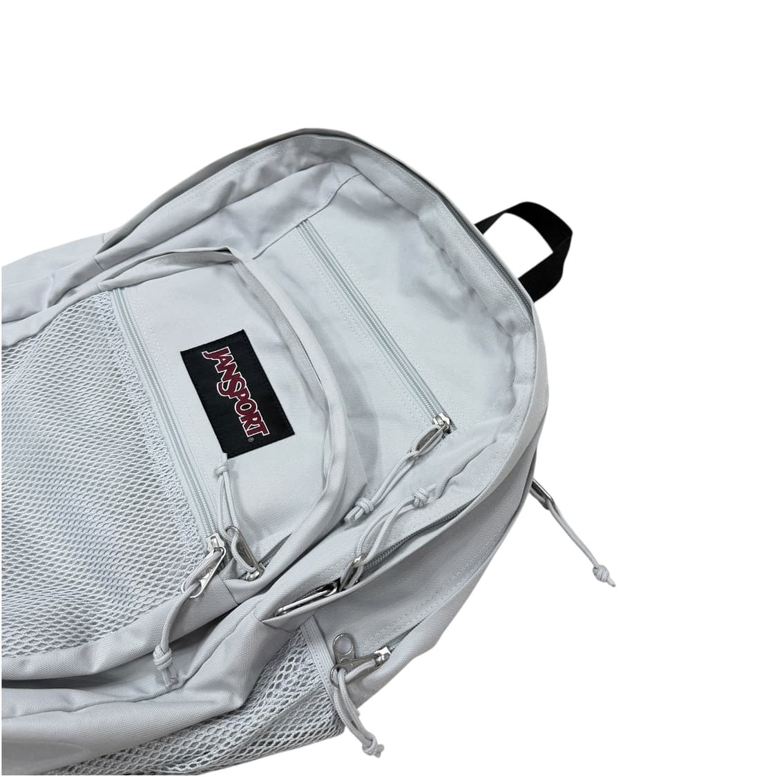 잔스포츠 빈티지 빅캠퍼스 그레이 메쉬 포켓 백팩 가방 상품이미지3