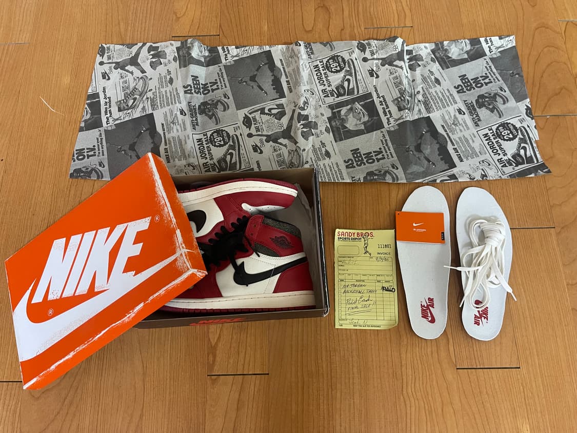 조던 1 시카고 레트로 하이 로스트앤 파운드 상품이미지1