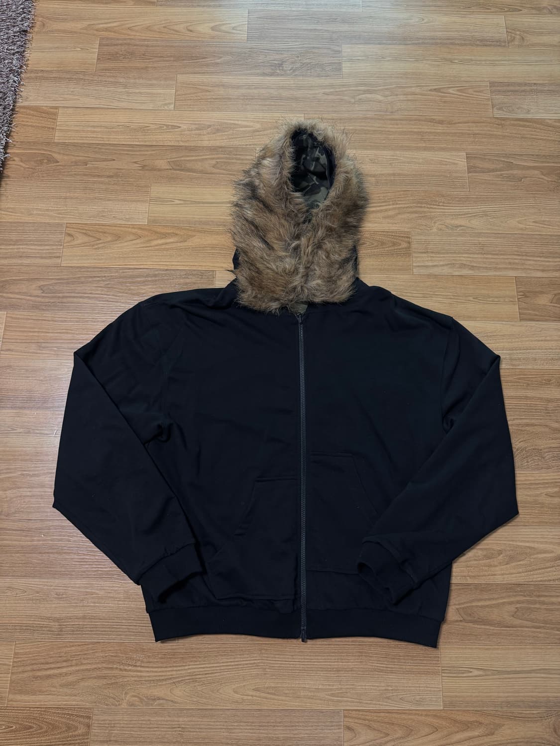 해칭룸 리버시블 퍼 후드 5(XL) 상품이미지3