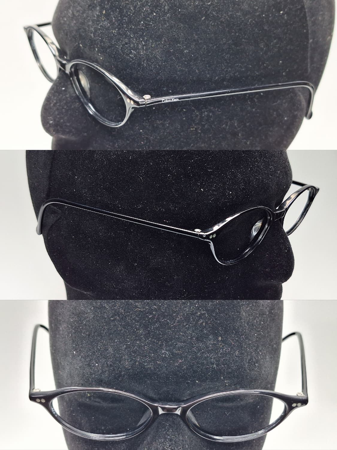 캘빈클라인 Calvin Klein 3480 블랙 오벌형 긱시크 뿔테 안경 상품이미지6