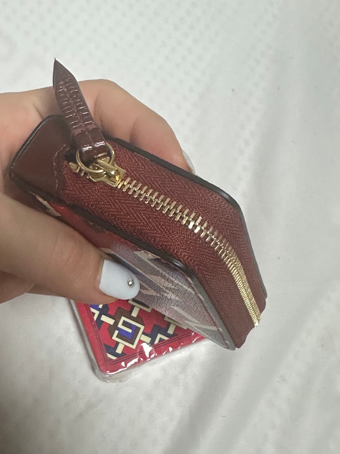 [1월31일까지만 10만원] 구찌 모티브 카드지갑 GG 레드 새상품 /  상품이미지7